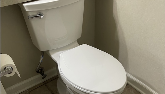New Toilet Installation New Toilet Installation