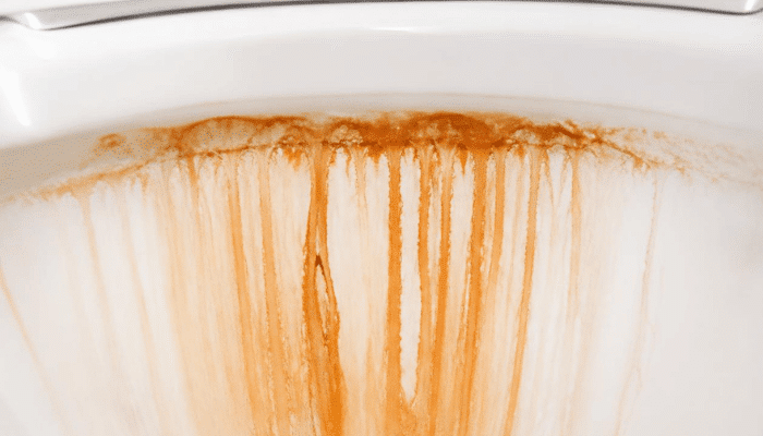 Orange Rust Stain